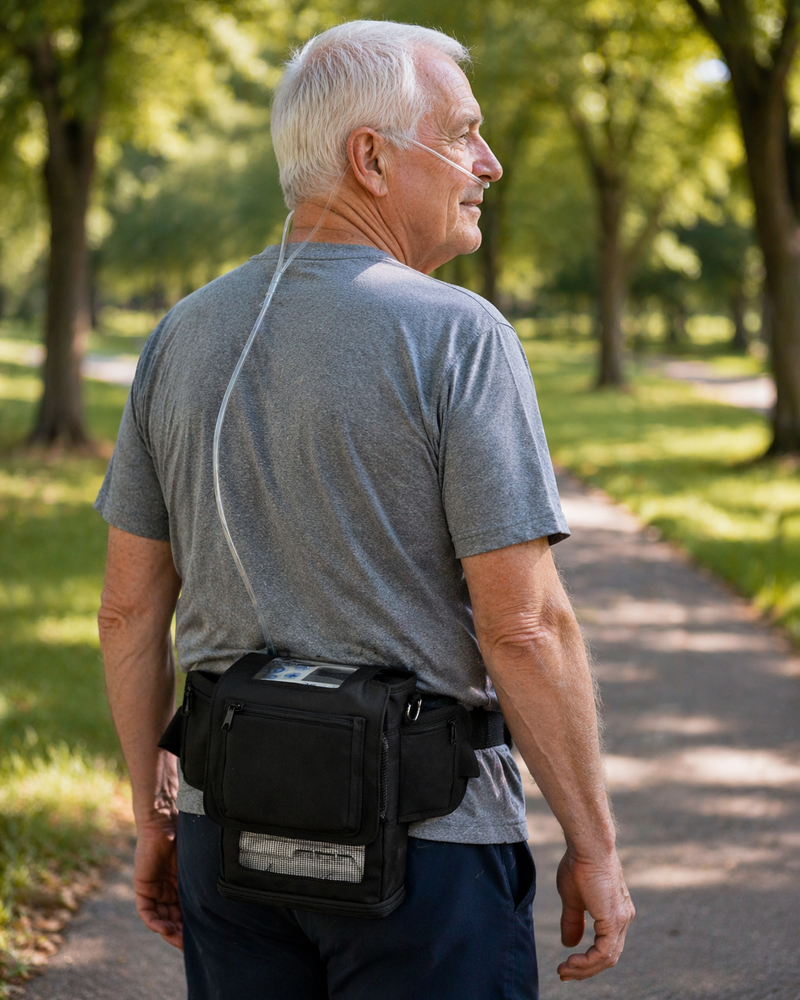Inogen Rove 6 Fanny Pack Fit for Single or double battery, zippered bo