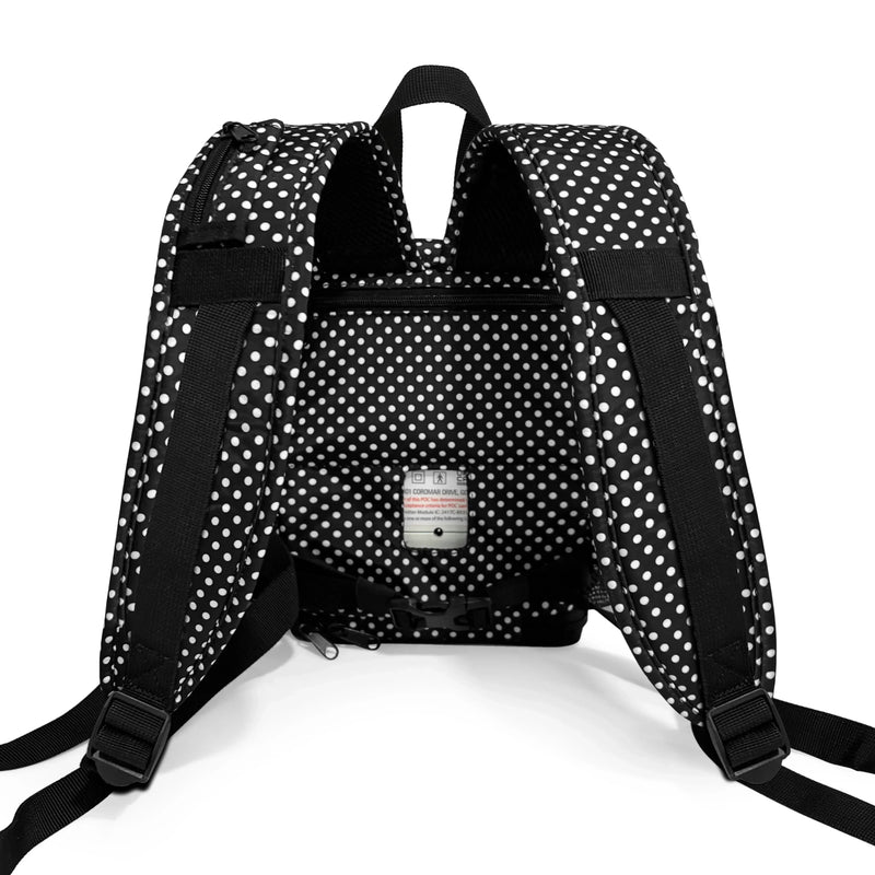 north face black white polka dot backpack O2totes USA premium Lightweight Backpack Fit For Inogen One G5/Inogen Rove 6, Zippered Bottom, Pockets For Inogen Accessory