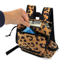 o2totes Inogen One G5 & Inogen Rove 6 Lightweight Backpack in custom Leopard Print; Slim, lightweight design - O2TOTES