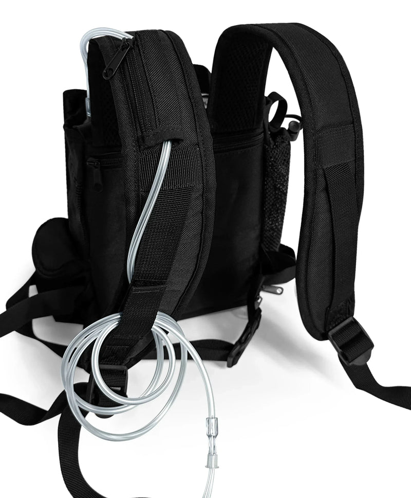 Inogen One G5 Lightweight Backpack–Zippered Bottom (Fits Double Batter