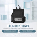 Inogen Rove 6 Ultra Lightweight Backpack with zippered bottom, mesh panels and pockets for Inogen Accessories in Black