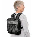 Rhythm P2 Backpack – Lightweight, Spacious Storage (Black & White)