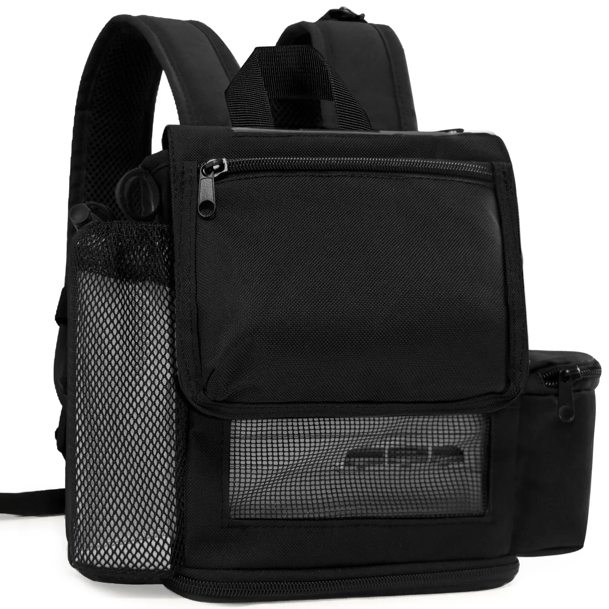 Inogen Rove 6 Ultra Lightweight Backpack with zippered bottom, mesh pa