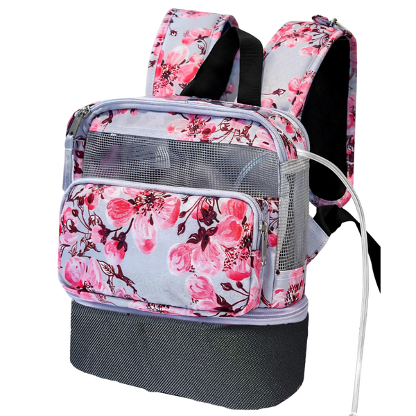 Arya Airvito Lightweight Backpack w/ Storage - floral