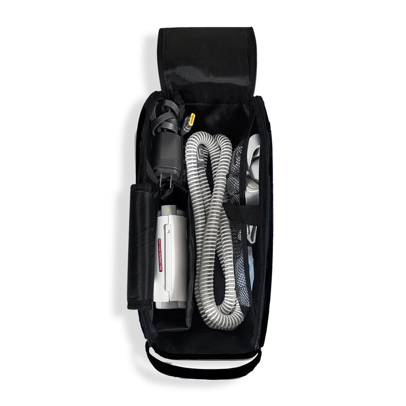 o2totes ResMed AirMini™ Travel CPAP Premium Padded Travel Case (navy)