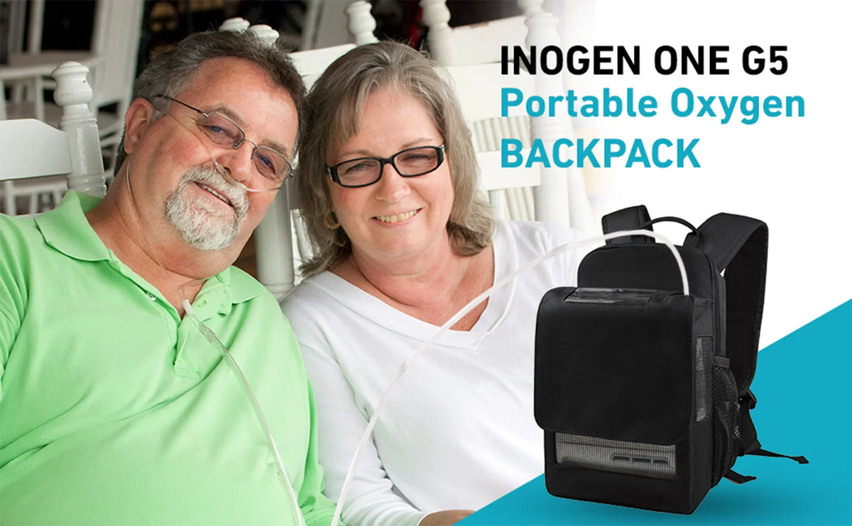 O2totes Oxygo Next Zaino Porta-Concentratore - Nero, Leggero, Con Tasche E Cinghie Imbottite