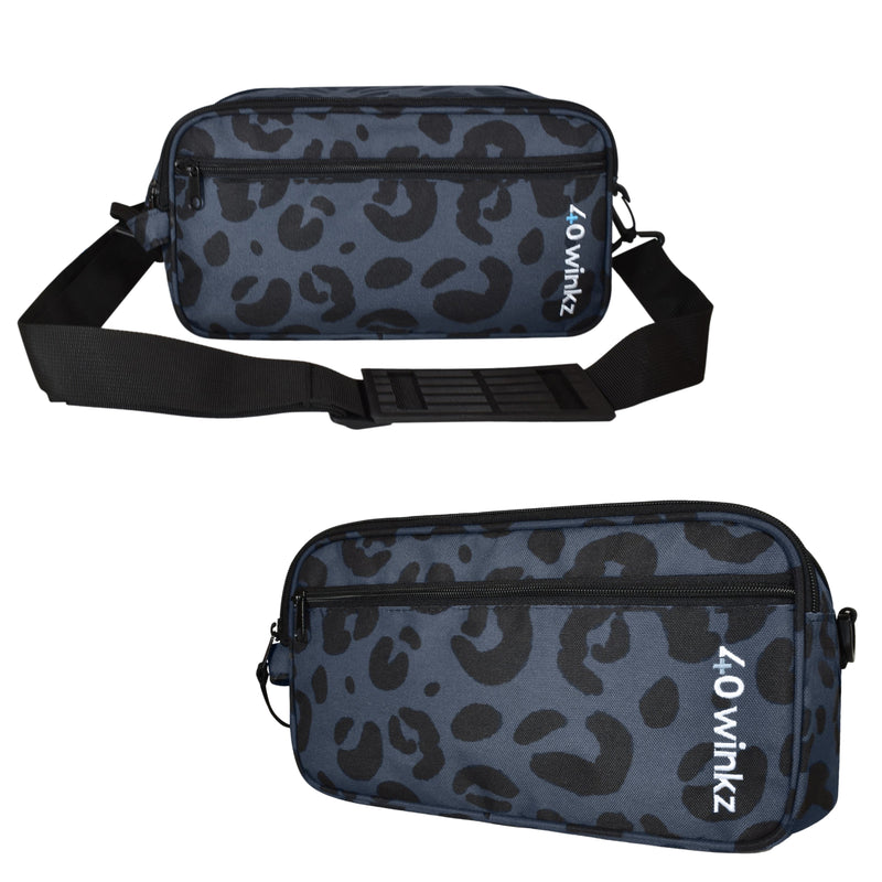CPAP travel bag fit for ResMed Mini, Micro Travel Auto CPAP - Transcend, Z2 cpap machine in leopard print