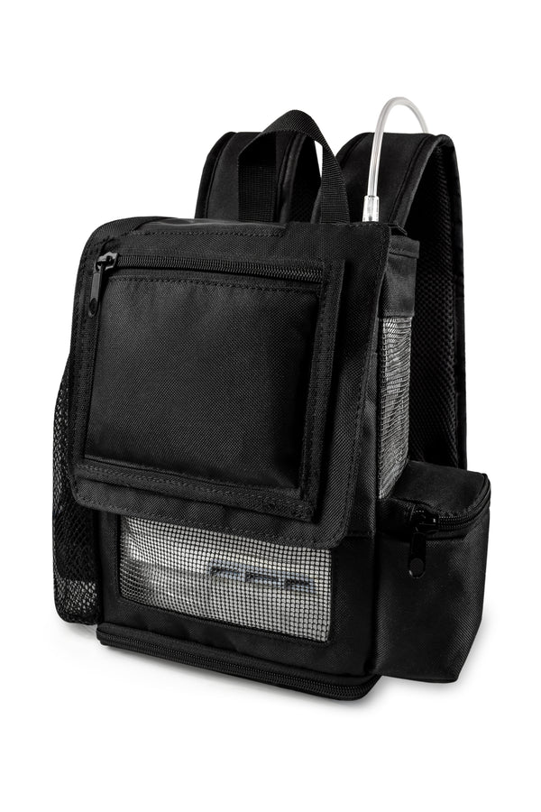 Inogen One G5 Lightweight Backpack w/Pockets & Cannula Holder - Black - O2TOTES