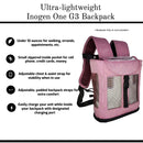 Ultra Lightweight Inogen one G3 Backpack/Maroon - O2TOTES