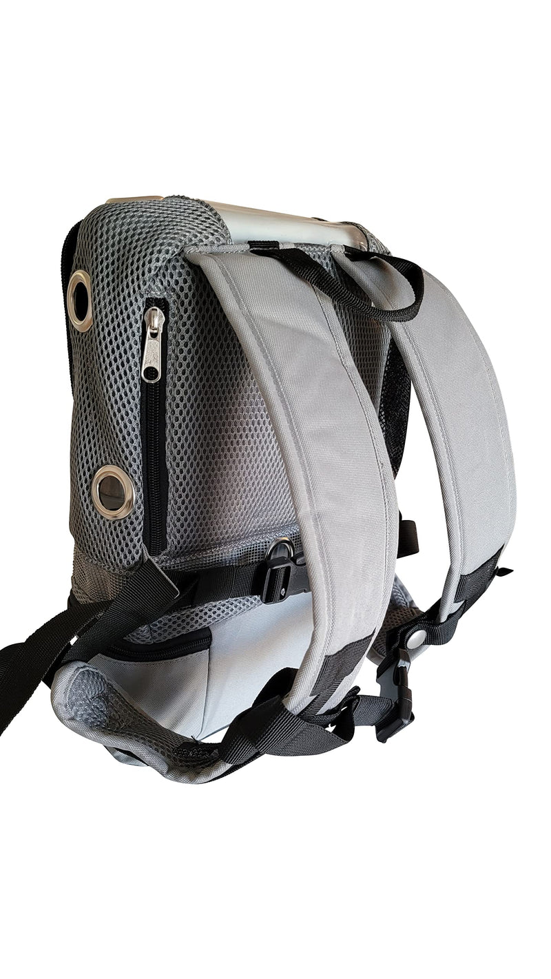 Inogen One G3 & G5 OxyGo & OxyGo Next Mesh Universal Backpack - GUNMETAL GREY - O2TOTES