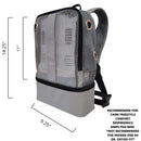 Inogen One G3 & G5 OxyGo & OxyGo Next Mesh Universal Backpack - GUNMETAL GREY - O2TOTES