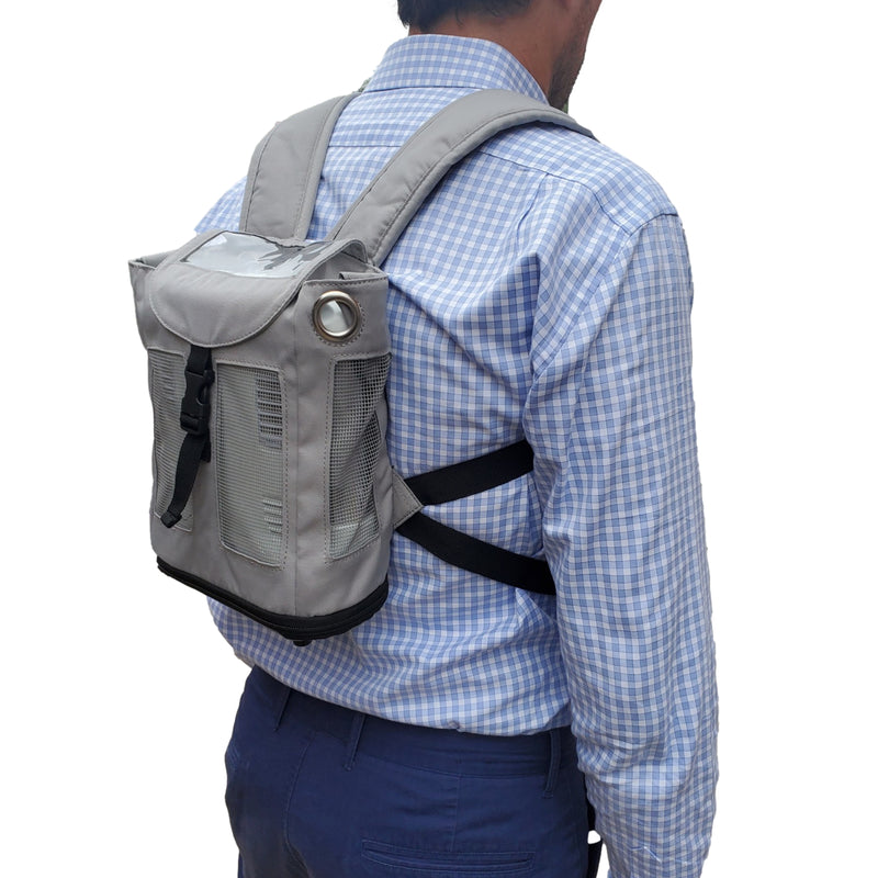 Ultra-Lightweight Inogen one G3 Backpack In Gray - O2TOTES