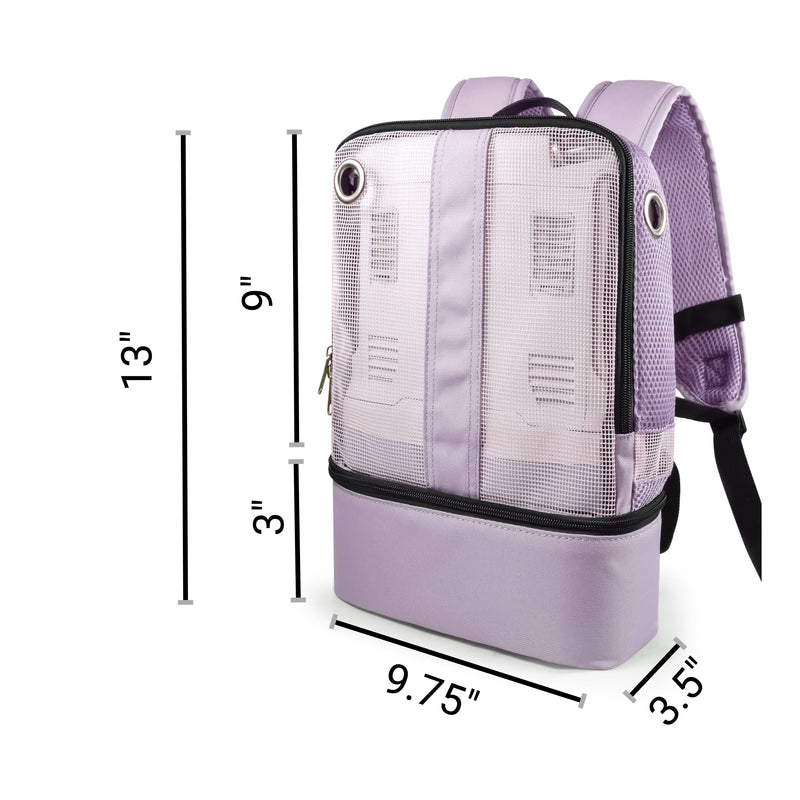 Universal Mesh Backpack - Light Purple - O2TOTES