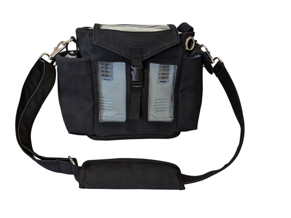 Oxygo Carry & Crossbody Bag in Black - O2TOTES