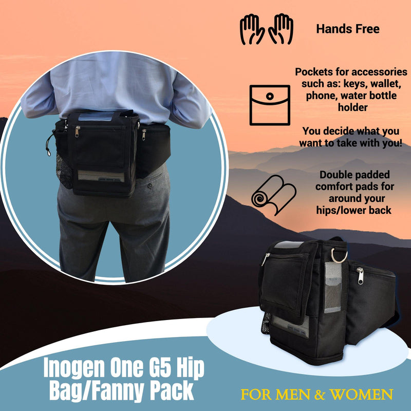 Inogen One G5 Fanny Pack/Hip Bag - O2TOTES