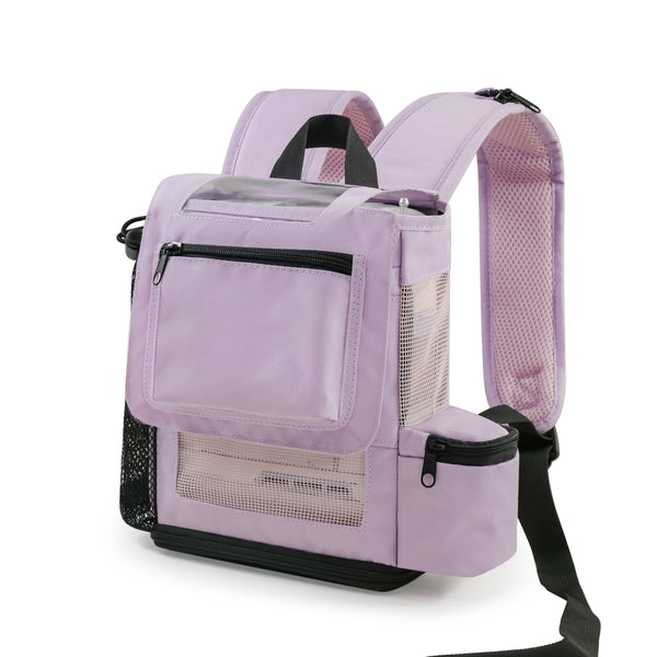 Inogen One G5 Lightweight Backpack w/Pockets - Purple - O2TOTES