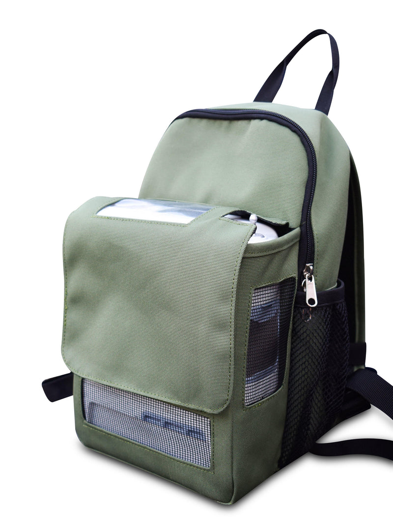 Oxygo Next Backpack-With Storage Compartment in Green - O2TOTES
