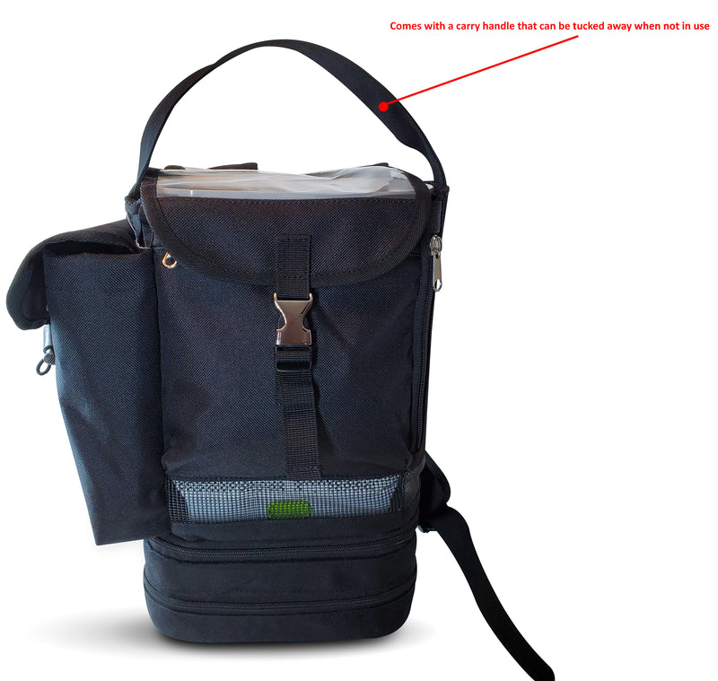 SimplyGo Mini Backpack in black - O2TOTES