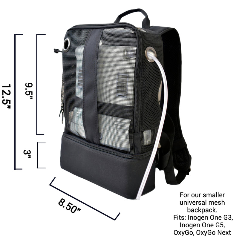 Like New Mesh backpack for Portable Oxygen Concentrators (Renewed) - O2TOTES