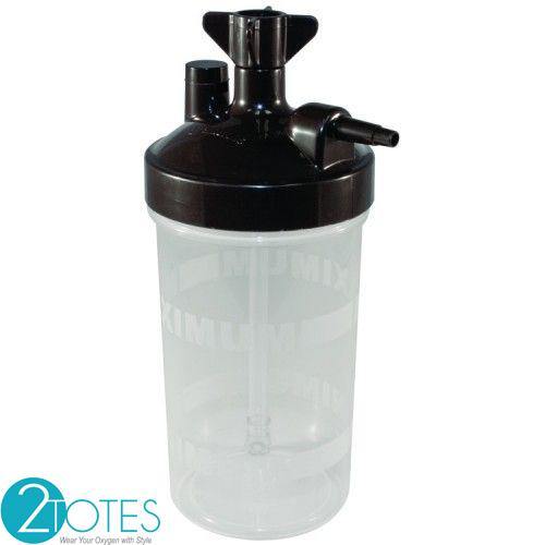 Humidifier bottle with 6 PSI-Humidification for oxygen therapy - O2TOTES